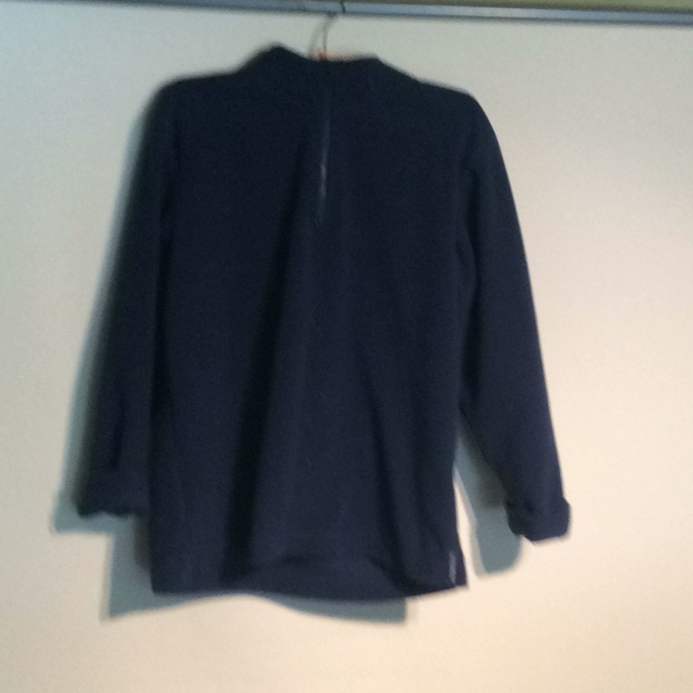 Fleece half zip pullover top